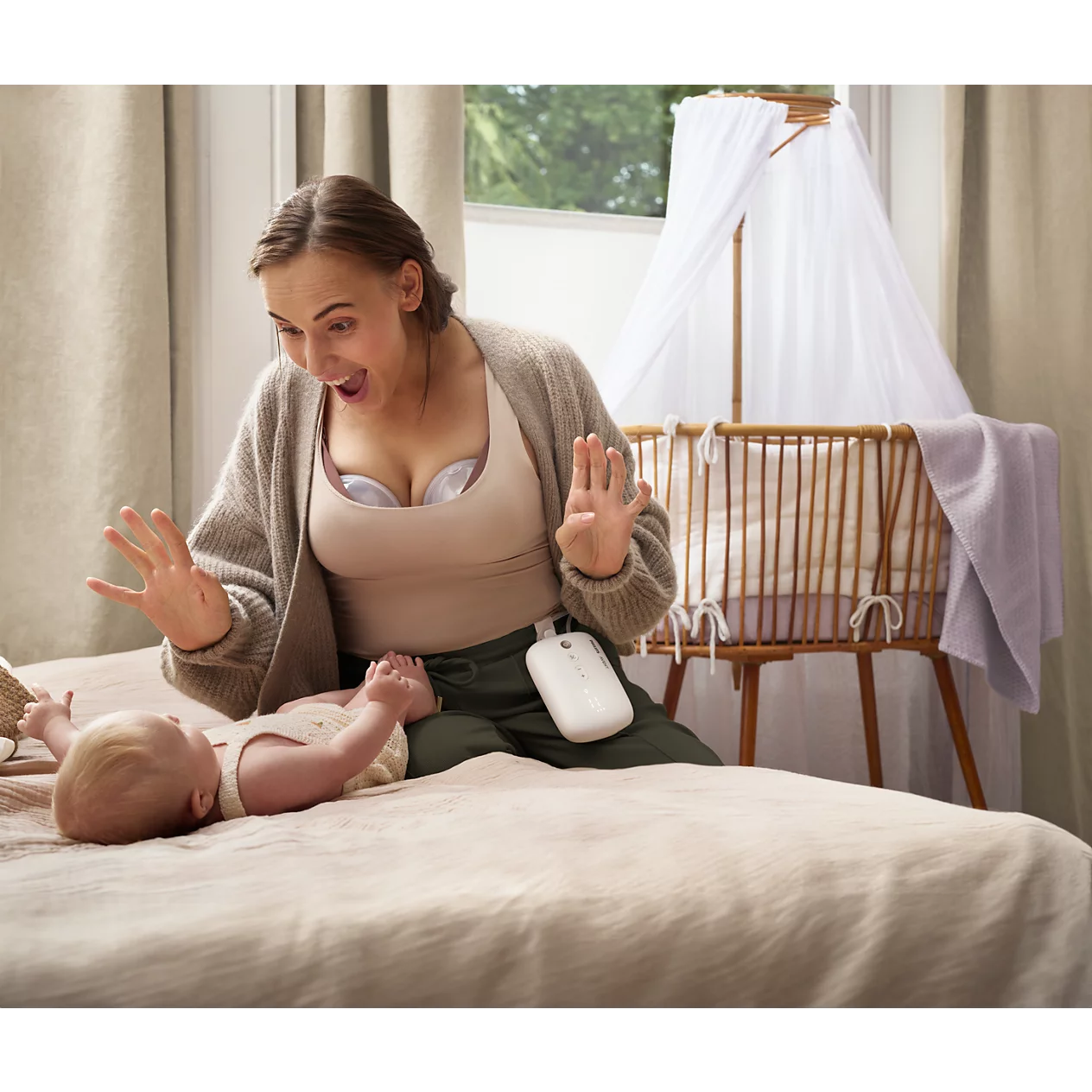 Philips Avent Hands-free - Двойна електрическа помпа за кърма